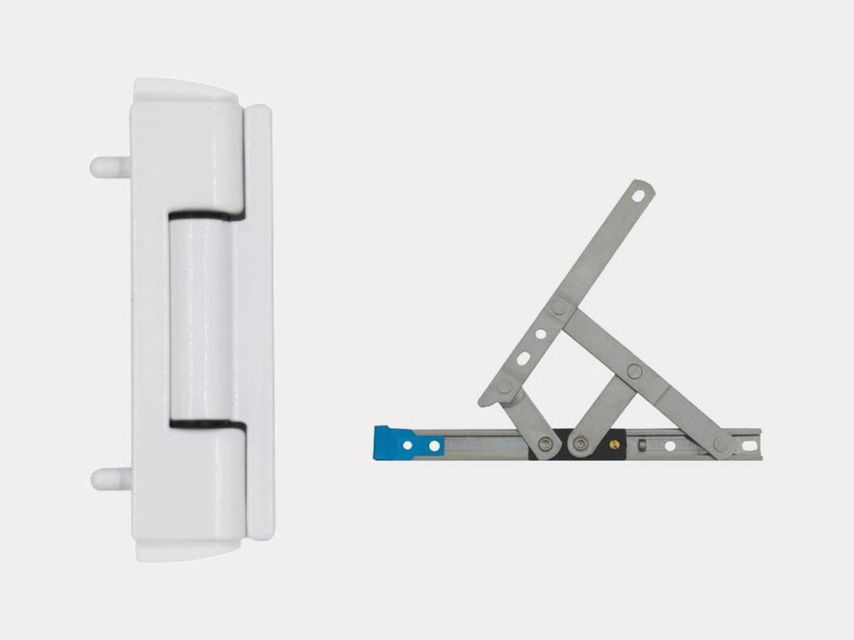 uPVC hinge systems
